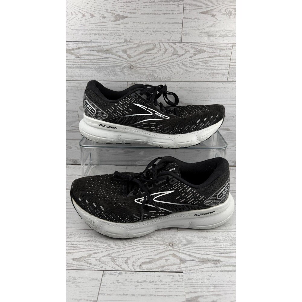 Brooks Glycerian 20 1203691B059 Black US 9.5B Mens Sneakers Running Shoes #383